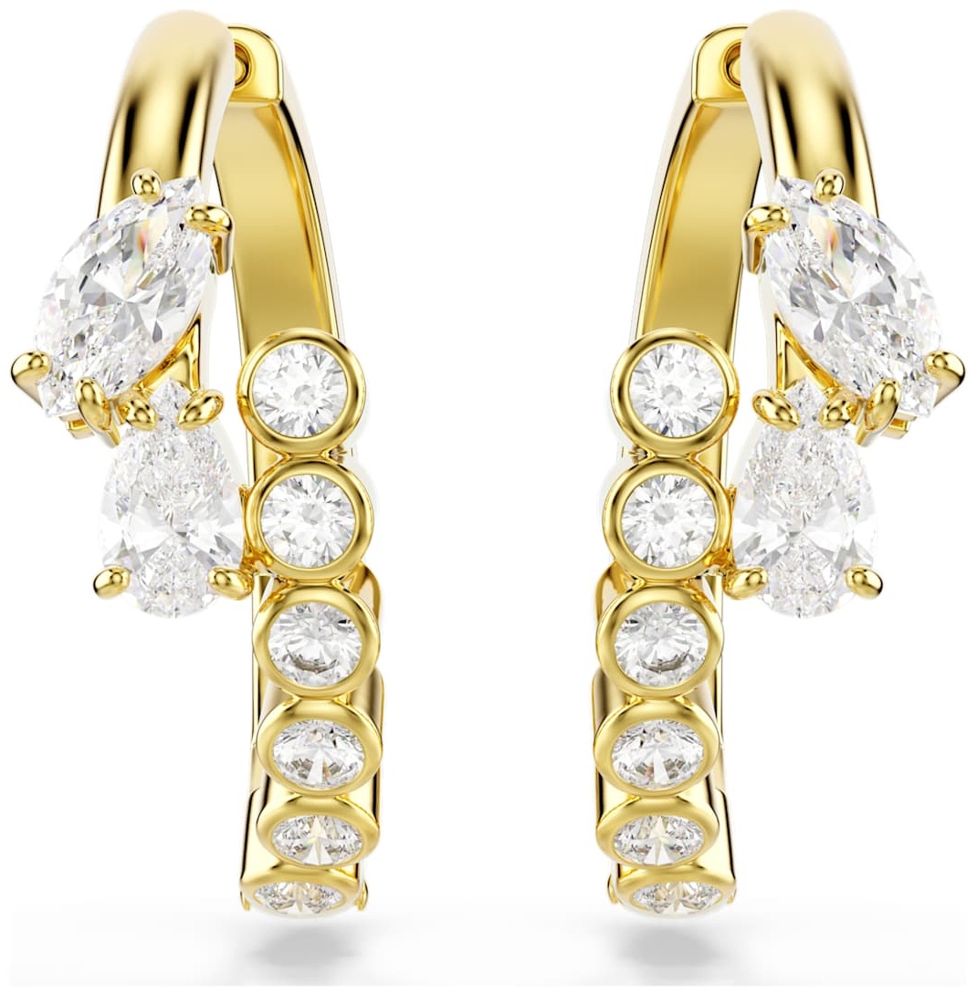 Серьги Swarovski бижутерный сплав, кристаллы Swarovski