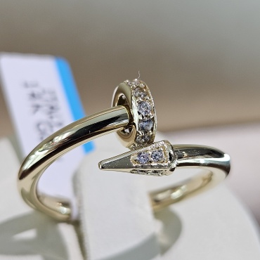 Gaukhar Jewelry GJ1231-R размер 18 вес 1.74 г золото, фианит