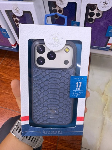Чехол Santa Barbara для Apple iPhone 17 Pro темно-синий