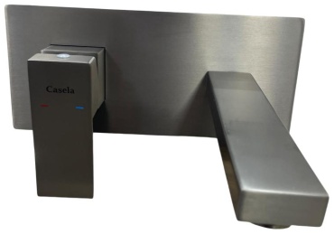 Смеситель Casela CASELA 71524D, латунь, цвет оружейная сталь