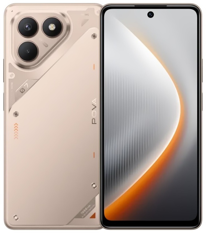 Смартфон TECNO POVA 7 5G 8 ГБ/128 ГБ бежевый