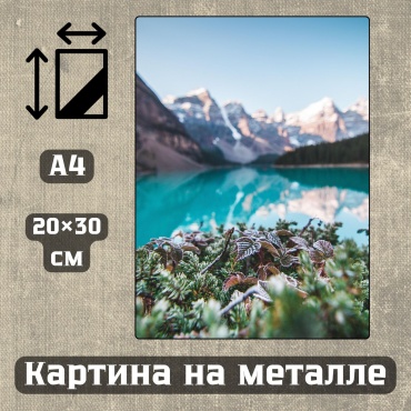 Sequoia VERS картина Картина на металле а4 Дыхание природы 20*30см 20x30 см