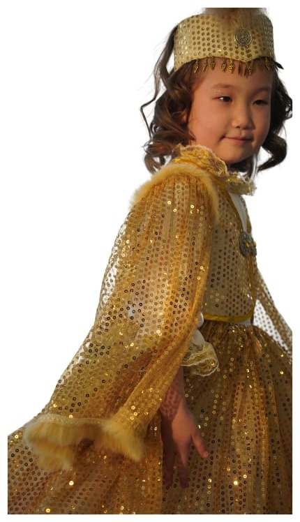 Карнавальный костюм AIZA COLLECTION Princess dress золотистый