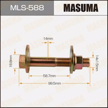 MASUMA болт с эксцентриком MLS-588
