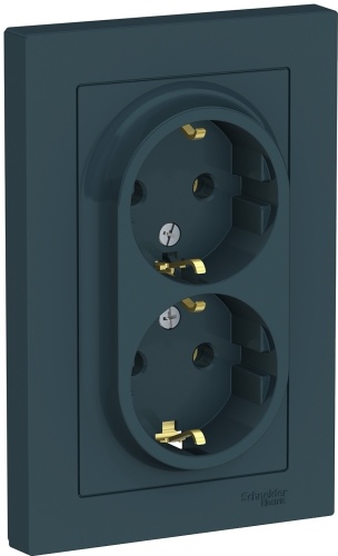 Розетка Systeme electric ATN000824, изумруд