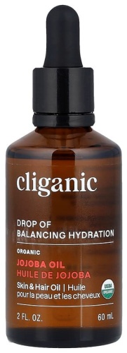 Cliganic Органическое масло жожоба, для жирной и комбинированной кожи, 60 мл масло для тела 60 г
