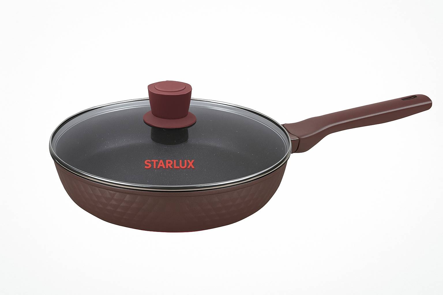 Сковорода Starlux 24 см с антипригарным покрытием, алюминий
