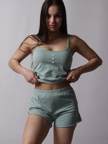 Шорты ESMA STYLE мятный