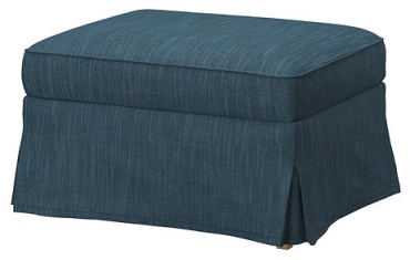 Оттоманка IKEA EKTORP, 62x82x44 см, синий