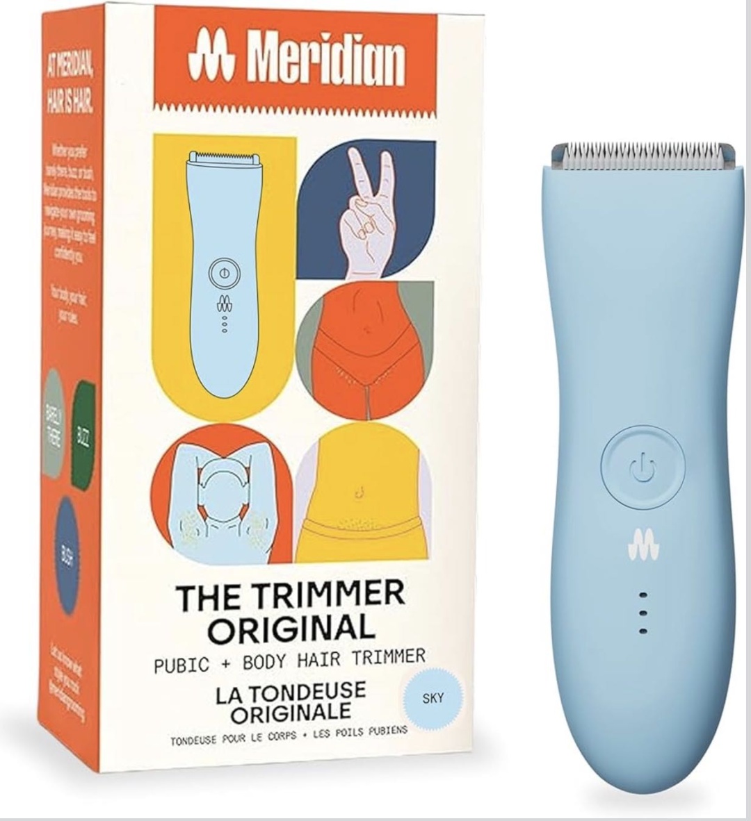 MERIDIAN триммер M2E голубой