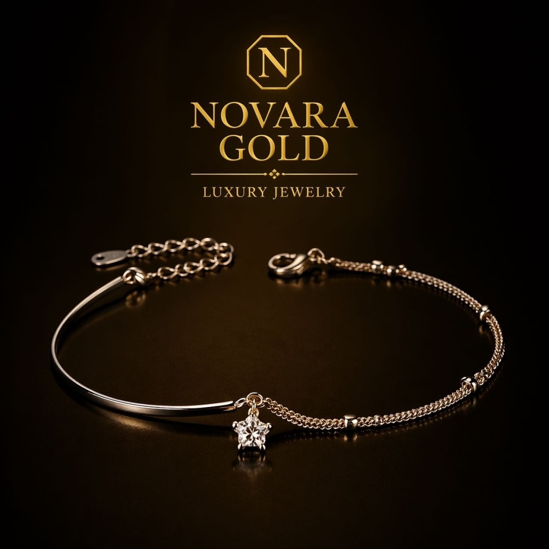 Novara Gold 122 длина 20 см, вес 2 г серебро, плетение византийское