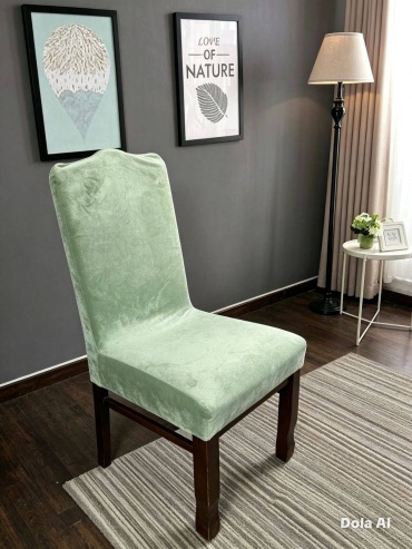 GOLDTEXTILE чехол для стула Goldtextile зеленый, хаки, оливковый 45*45*55