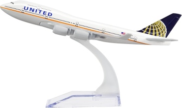 United Airlines B747 модель самолета
