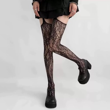 Чулки Linea Donna черный