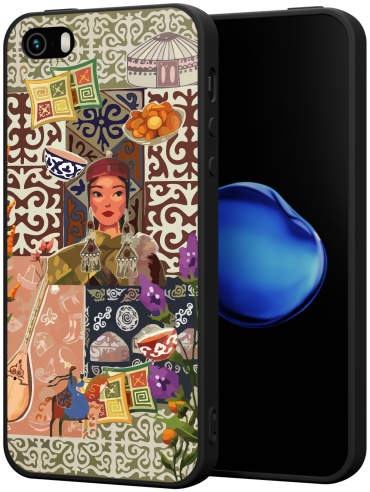 Чехол для Apple iPhone 5, iPhone 5S, iPhone SE рисунок