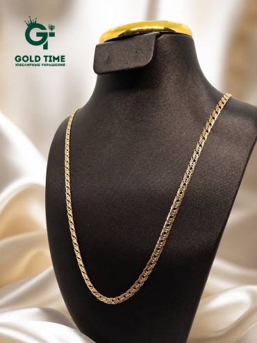 GOLD TIME 235833125 длина 55 см, вес 3.8 г золото, плетение тройной ромб
