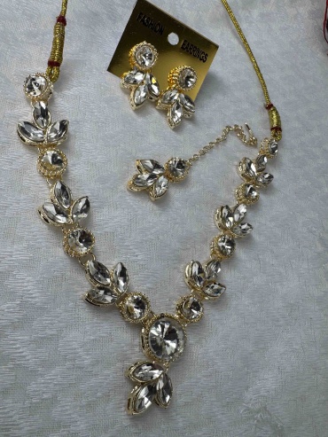 Индийские украшения комплект AGRA jewelry бижутерный сплав, стекло
