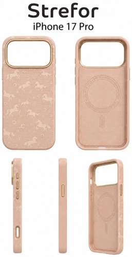 Чехол Strefor для Apple iPhone 17 Pro пудровый