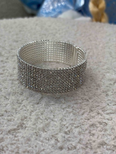 Inci длина 7 см бижутерный сплав, кристаллы Swarovski