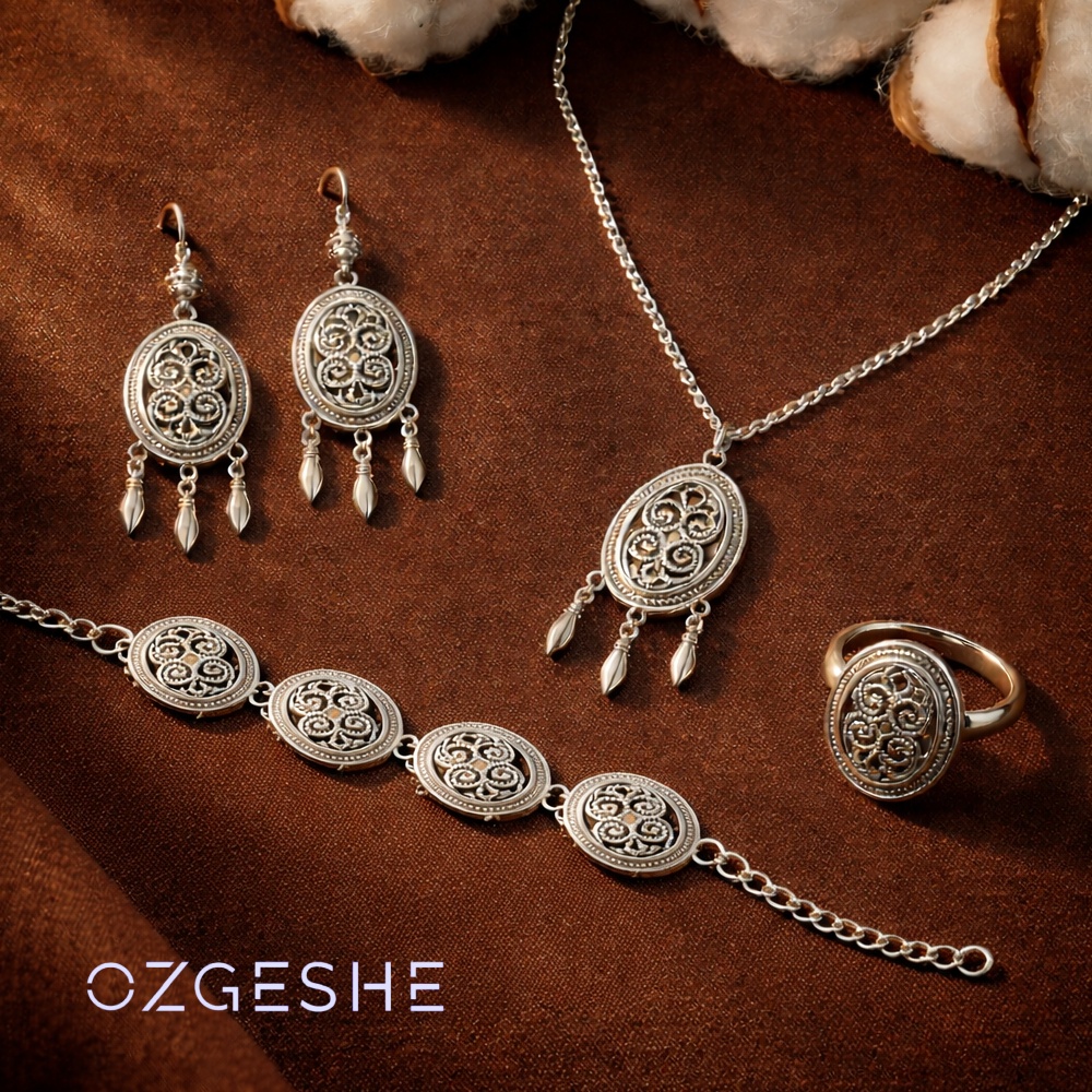 OZGESHE бижутерный сплав, без вставок