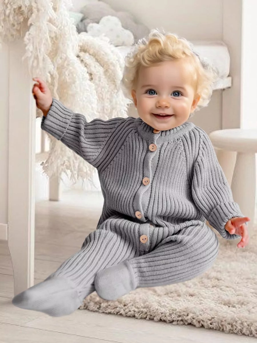 Комплект Amarobaby серый