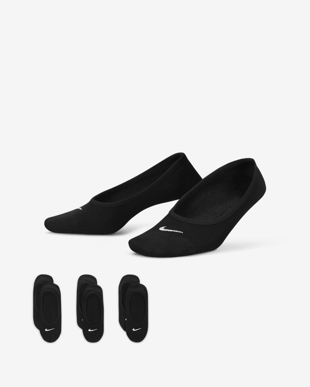 Носки Nike 3 пары черный S