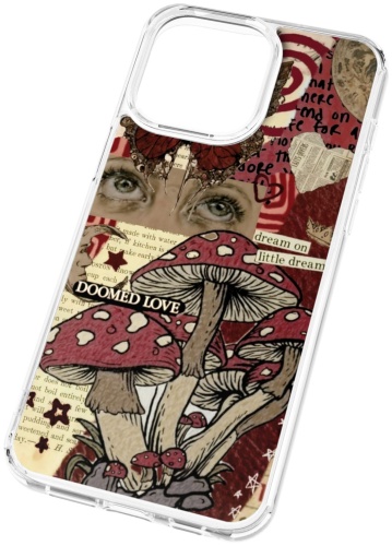 Чехол Mcover для Apple iPhone 15 Pro рисунок