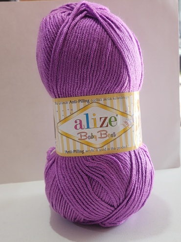 Моток Alize Baby Best 133 Сиреневый 240 м 100 г