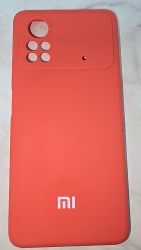 Чехол для Xiaomi Poco X4 Pro красный