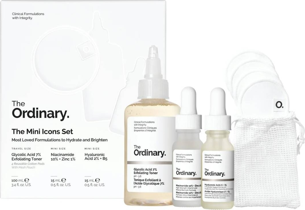The Ordinary The Ordinary Mini Icons Set набор по уходу за лицом унисекс