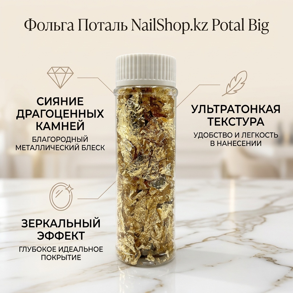 NailShop.kz фольга Potal Big 1 шт