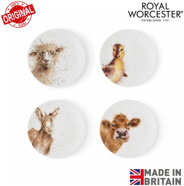 Набор тарелок ROYAL WORCESTER 16.5 см, 4 шт, костяной фарфор