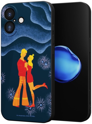 Чехол Mcover для Apple iPhone 16 рисунок
