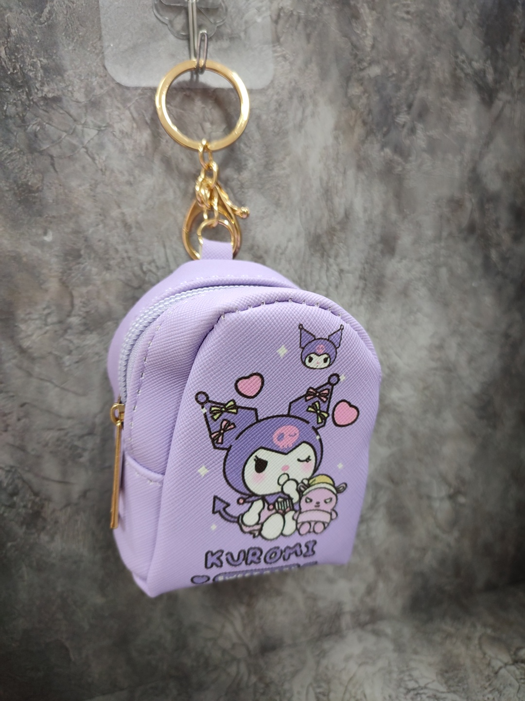 Кошелек Accessories искусственная кожа мультиколор, сиреневый