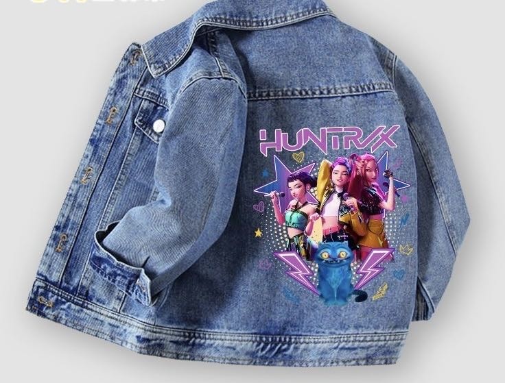 Джинсовая куртка K-pop Huntrix синий