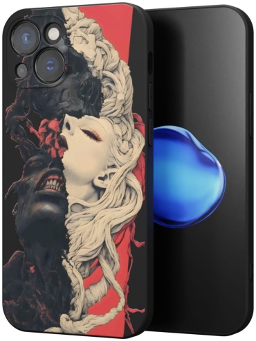 Чехол Mcover для Apple iPhone 15 рисунок