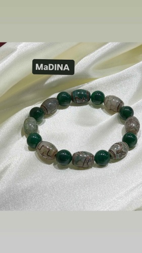 MaDINA длина 20 см натуральный камень, хризопраз