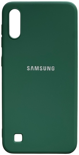 Чехол для Samsung Galaxy A10 темно-зеленый