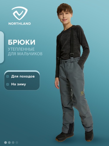 Утепленные брюки Northland серый