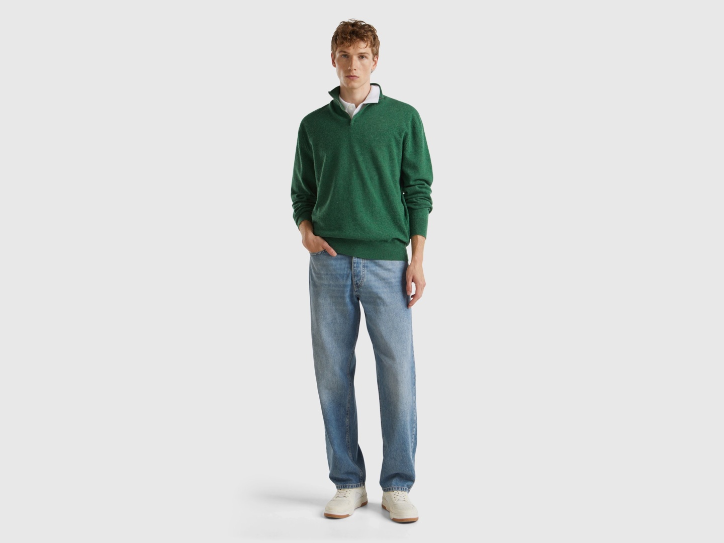 Джинсы прямые UNITED COLORS OF BENETTON синий