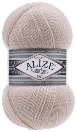 Моток Alize Superlana TIG 652 - Пепельный 570 м 100 г