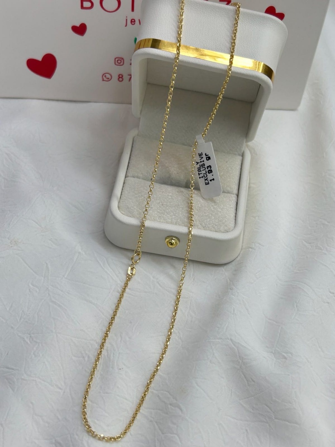 MIRSADO GOLD 902 длина 50 см, вес 1.9 г золото, плетение шопард