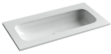 Раковина Ceramicanova CN7019Wx накладная прямоугольная 91х45.70 см, мрамор