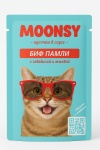 Корм MOONSY кусочки в соусе говядина, тыква 80 г 1 шт