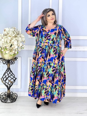 Повседневное платье FASHION синий