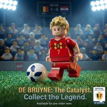 FIFA, DE BRUYNE, Футбольная лига. 4 см 1 шт