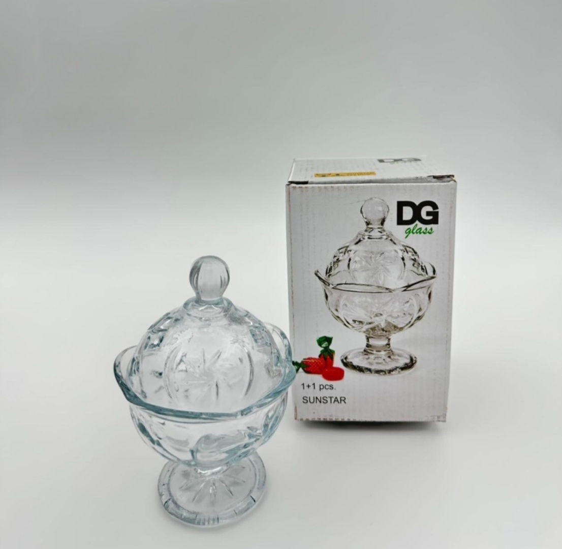 KAVEN сахарница d2 1 шт, стекло