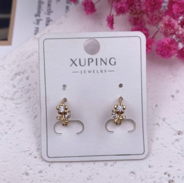 Серьги Xuping бижутерный сплав, фианит