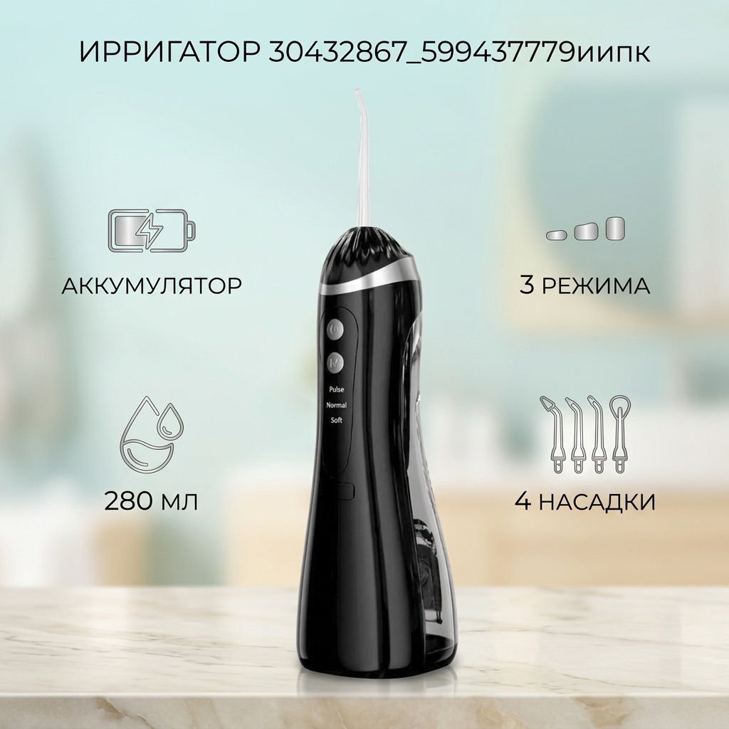 Ирригатор 30432867_599437779иипк импульсный, портативный