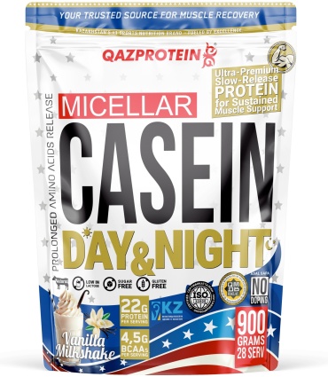 Протеин Qazprotein Micellar Casein ваниль 900 г
